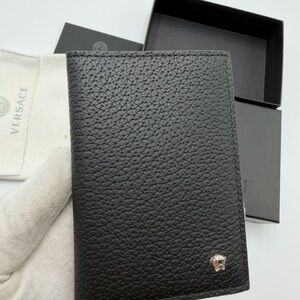 Versace Medusa leather card holder wallet